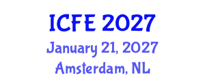 International Conference on Nutrition and Food Engineering (ICFE) January 21, 2027 - Amsterdam, Netherlands