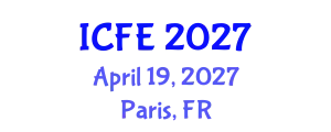 International Conference on Nutrition and Food Engineering (ICFE) April 19, 2027 - Paris, France