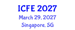 International Conference on Nutrition and Food Engineering (ICFE) March 29, 2027 - Singapore, Singapore