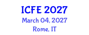 International Conference on Nutrition and Food Engineering (ICFE) March 04, 2027 - Rome, Italy