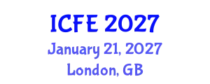 International Conference on Nutrition and Food Engineering (ICFE) January 21, 2027 - London, United Kingdom