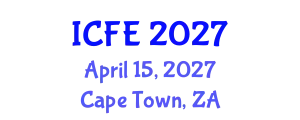 International Conference on Nutrition and Food Engineering (ICFE) April 15, 2027 - Cape Town, South Africa