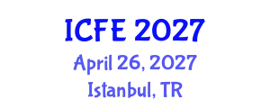 International Conference on Nutrition and Food Engineering (ICFE) April 26, 2027 - Istanbul, Turkey