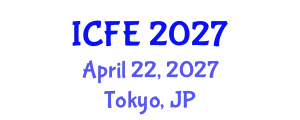 International Conference on Nutrition and Food Engineering (ICFE) April 22, 2027 - Tokyo, Japan