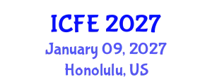International Conference on Nutrition and Food Engineering (ICFE) January 09, 2027 - Honolulu, United States