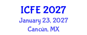 International Conference on Nutrition and Food Engineering (ICFE) January 23, 2027 - Cancún, Mexico