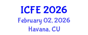 International Conference on Nutrition and Food Engineering (ICFE) February 02, 2026 - Havana, Cuba