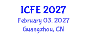 International Conference on Nutrition and Food Engineering (ICFE) February 03, 2027 - Guangzhou, China