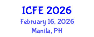 International Conference on Nutrition and Food Engineering (ICFE) February 16, 2026 - Manila, Philippines