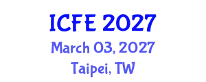 International Conference on Nutrition and Food Engineering (ICFE) March 03, 2027 - Taipei, Taiwan