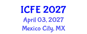 International Conference on Nutrition and Food Engineering (ICFE) April 03, 2027 - Mexico City, Mexico