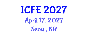 International Conference on Nutrition and Food Engineering (ICFE) April 17, 2027 - Seoul, Republic of Korea