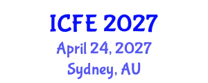 International Conference on Nutrition and Food Engineering (ICFE) April 24, 2027 - Sydney, Australia