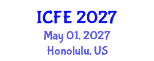 International Conference on Nutrition and Food Engineering (ICFE) May 01, 2027 - Honolulu, United States