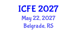 International Conference on Nutrition and Food Engineering (ICFE) May 22, 2027 - Belgrade, Serbia