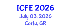 International Conference on Nutrition and Food Engineering (ICFE) July 03, 2026 - Corfu, Greece