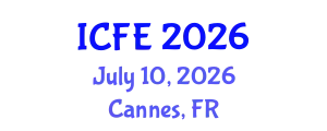International Conference on Nutrition and Food Engineering (ICFE) July 10, 2026 - Cannes, France