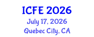 International Conference on Nutrition and Food Engineering (ICFE) July 17, 2026 - Quebec City, Canada