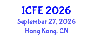 International Conference on Nutrition and Food Engineering (ICFE) September 27, 2026 - Hong Kong, China
