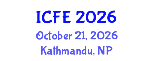 International Conference on Nutrition and Food Engineering (ICFE) October 21, 2026 - Kathmandu, Nepal