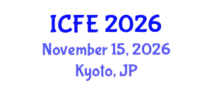 International Conference on Nutrition and Food Engineering (ICFE) November 15, 2026 - Kyoto, Japan