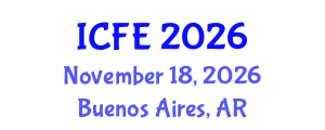 International Conference on Nutrition and Food Engineering (ICFE) November 18, 2026 - Buenos Aires, Argentina