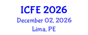 International Conference on Nutrition and Food Engineering (ICFE) December 02, 2026 - Lima, Peru