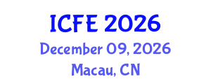 International Conference on Nutrition and Food Engineering (ICFE) December 09, 2026 - Macau, China