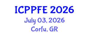 International Conference on Plasma Physics and Fusion Energy (ICPPFE) July 03, 2026 - Corfu, Greece