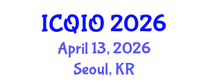 International Conference on Quantum Information and Optics (ICQIO) April 13, 2026 - Seoul, Republic of Korea
