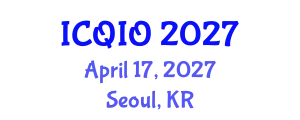 International Conference on Quantum Information and Optics (ICQIO) April 17, 2027 - Seoul, Republic of Korea