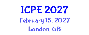 International Conference on Polymer Engineering (ICPE) February 15, 2027 - London, United Kingdom