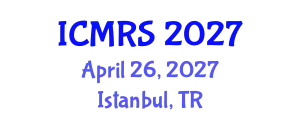 International Conference on Municipal Regeneration and Sustainability (ICMRS) April 26, 2027 - Istanbul, Turkey