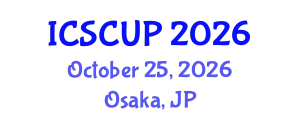 International Conference on Sustainable City and Urban Planning (ICSCUP) October 25, 2026 - Osaka, Japan