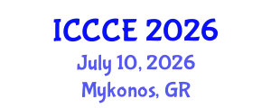 International Conference on Construction Materials and Civil Engineering (ICCCE) July 10, 2026 - Mykonos, Greece