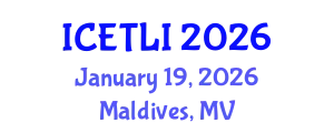 International Conference on Educational Technology and Learning Innovation (ICETLI) January 19, 2026 - Maldives, Maldives