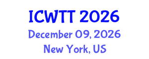 International Conference on Wastewater Treatment Technologies (ICWTT) December 09, 2026 - New York, United States