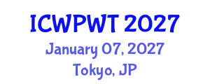 International Conference on Water Purification and Wastewater Technologies (ICWPWT) January 07, 2027 - Tokyo, Japan