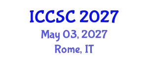 International Conference on Chemicals and Sustainable Chemistry (ICCSC) May 03, 2027 - Rome, Italy