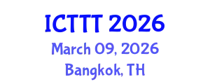 International Conference on Telecare, Telehealth and Telemedicine (ICTTT) March 09, 2026 - Bangkok, Thailand