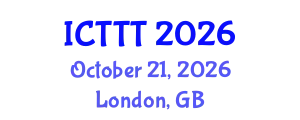 International Conference on Telecare, Telehealth and Telemedicine (ICTTT) October 21, 2026 - London, United Kingdom