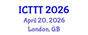 International Conference on Telecare, Telehealth and Telemedicine (ICTTT) April 20, 2026 - London, United Kingdom