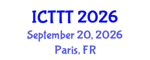 International Conference on Telecare, Telehealth and Telemedicine (ICTTT) September 20, 2026 - Paris, France