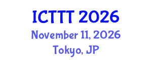 International Conference on Telecare, Telehealth and Telemedicine (ICTTT) November 11, 2026 - Tokyo, Japan
