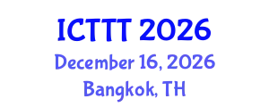 International Conference on Telecare, Telehealth and Telemedicine (ICTTT) December 16, 2026 - Bangkok, Thailand