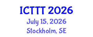 International Conference on Telecare, Telehealth and Telemedicine (ICTTT) July 15, 2026 - Stockholm, Sweden