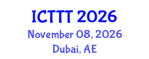 International Conference on Telecare, Telehealth and Telemedicine (ICTTT) November 08, 2026 - Dubai, United Arab Emirates