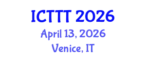 International Conference on Telecare, Telehealth and Telemedicine (ICTTT) April 13, 2026 - Venice, Italy