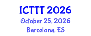 International Conference on Telecare, Telehealth and Telemedicine (ICTTT) October 25, 2026 - Barcelona, Spain