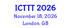 International Conference on Telecare, Telehealth and Telemedicine (ICTTT) November 18, 2026 - London, United Kingdom